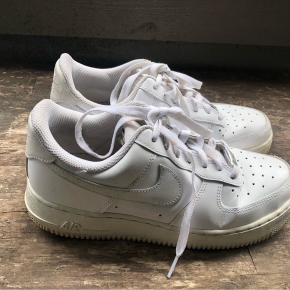 Nike Air Force 1 '07 Womens White Athletic Shoes Sneakers 315115-112 Size 8 - Picture 5 of 13
